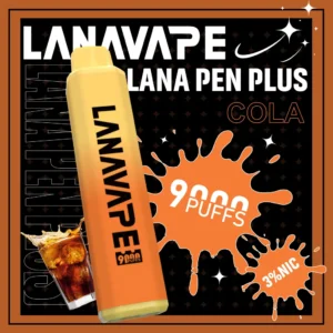 LANA PEN PLUS 9000口拋棄式電子煙｜大容量規格設計 輕巧筆型機身搭配長效使用體驗