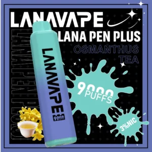 LANA PEN PLUS 9000口拋棄式電子煙｜大容量規格設計 輕巧筆型機身搭配長效使用體驗