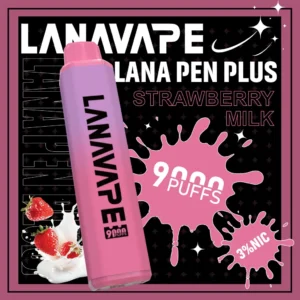 LANA PEN PLUS 9000口拋棄式電子煙｜大容量規格設計 輕巧筆型機身搭配長效使用體驗