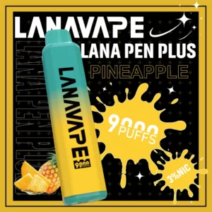 LANA PEN PLUS 9000口拋棄式電子煙｜大容量規格設計 輕巧筆型機身搭配長效使用體驗