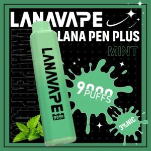 LANA PEN PLUS 9000口拋棄式電子煙｜大容量規格設計 輕巧筆型機身搭配長效使用體驗