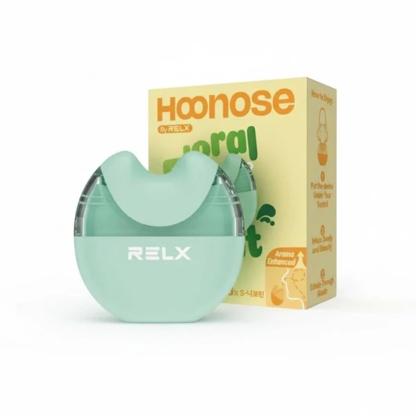 RELX 悅刻 Hoonose 鼻吸4000口｜便攜式霧化鼻吸設計 天然薄荷成分打造清新舒適體驗