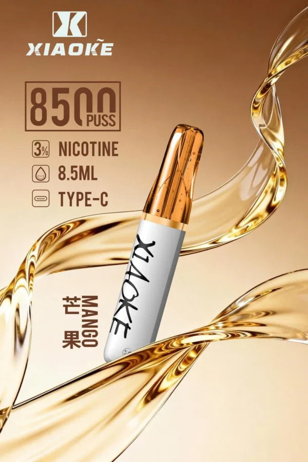 XIAOKE 梟客 8500口拋棄式電子煙｜大容量規格設計 輕巧機身搭配長效使用體驗